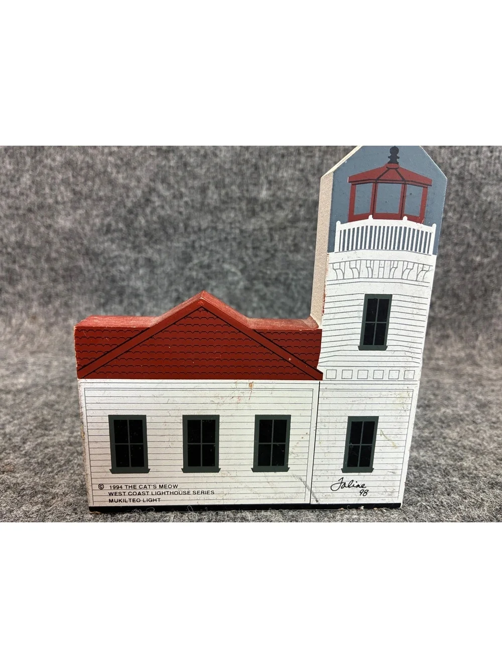 The Cat's Meow West Coast Lighthouse Series Point Pinos Light Wooden Collectible